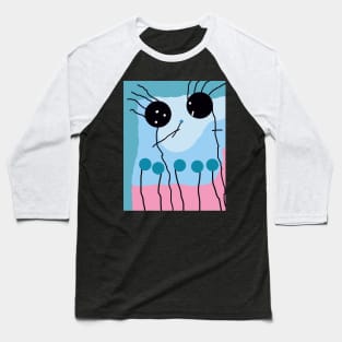 Kids Among the Flowers Stick Figure Baseball T-Shirt